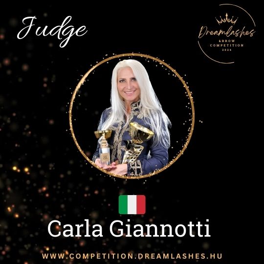 Dreamlashes&Brow Competition 2024 Judge _ Carla Giannotti